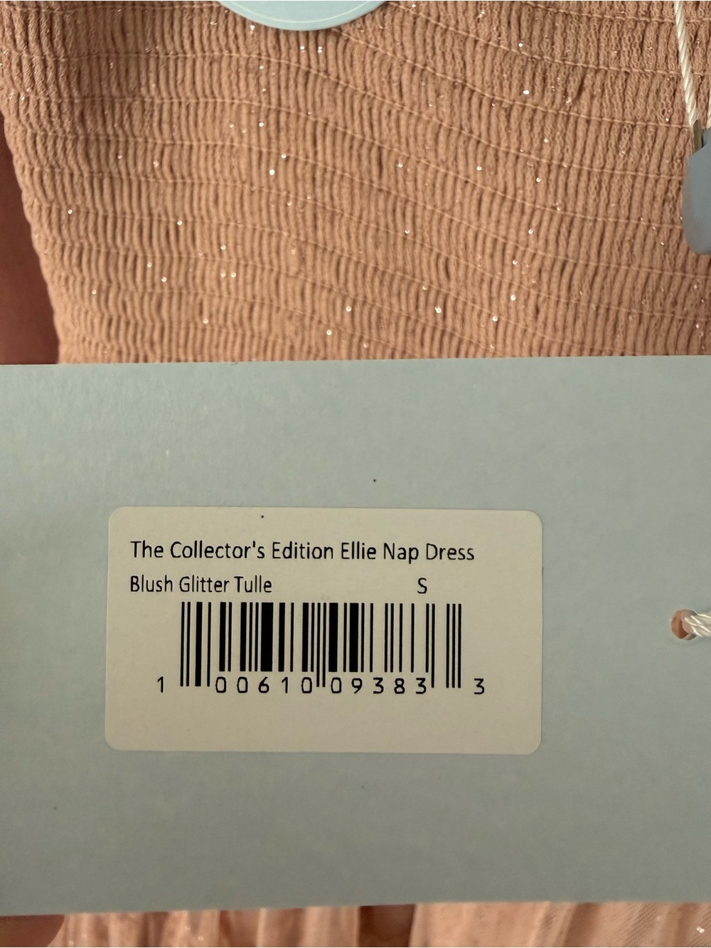 Hill House NWT Collectors Edition 2023 Nap Dress - Blush Glitter Tulle, Small - Picture 7 of 7